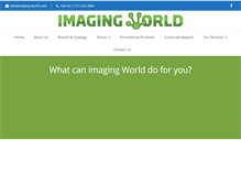Tablet Screenshot of imaging-world.com